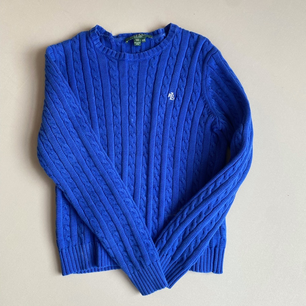 Blue Ralph Lauren sweater!